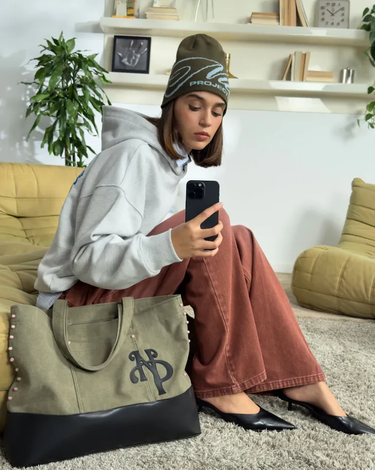 Allday Shopper Bag Olive