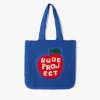 Apple Crochet Bag Blue