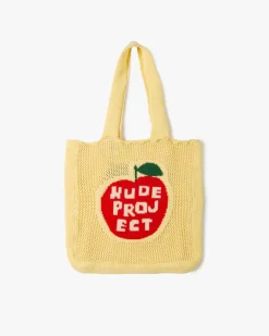 Apple Crochet Bag Yellow
