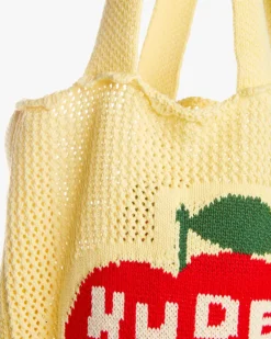 Apple Crochet Bag Yellow