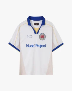 Basic Football Tee White