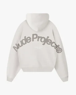 Beast Zip-Up Hoodie Grey