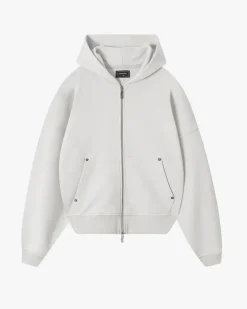 Beast Zip-Up Hoodie Grey