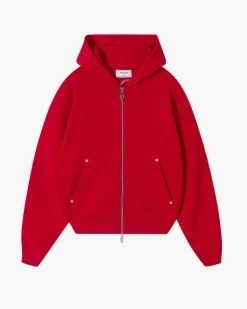 Beast Zip-Up Hoodie Red