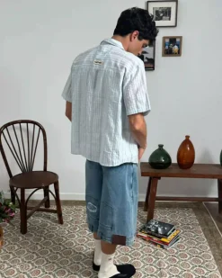 Block Shirt Baby Blue