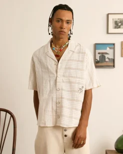 Block Shirt Beige