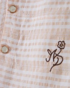 Block Shirt Beige