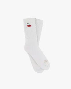 Calcetines Quote Marfil/Rojo 2Xpack