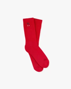Calcetines Quote Marfil/Rojo 2Xpack