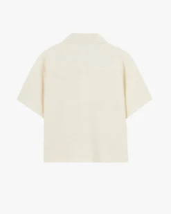 Camisa Marbella Waflle Blanco Crema