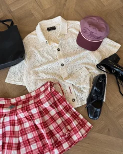 Camisa Romantica Blanco Crema