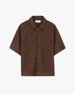 Camisa Romantica Marrón