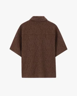 Camisa Romantica Marrón