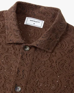 Camisa Romantica Marrón