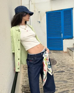 Camisa Romantica Verde