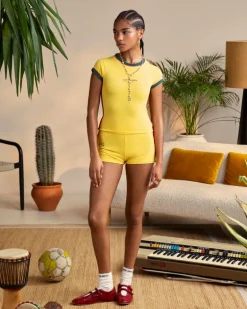 Camiseta Brasil Amarilla