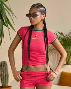Camiseta Brazil Rosa