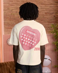 Camiseta Calculator Blanco Crema