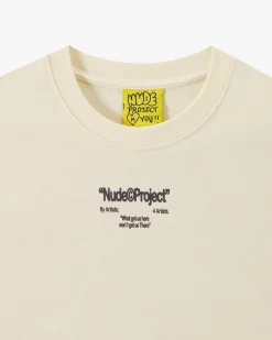 Camiseta Calculator Blanco Crema