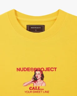 Camiseta Call Amarilla