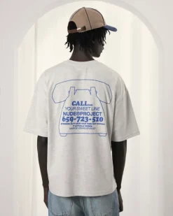 Camiseta Call Gris