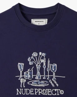 Camiseta Cena Azul Marino