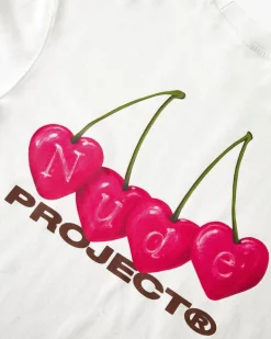 Camiseta Cherry Blanca
