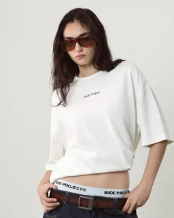 Camiseta Cult Kid Blanco Crema