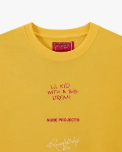 Camiseta Face Amarilla