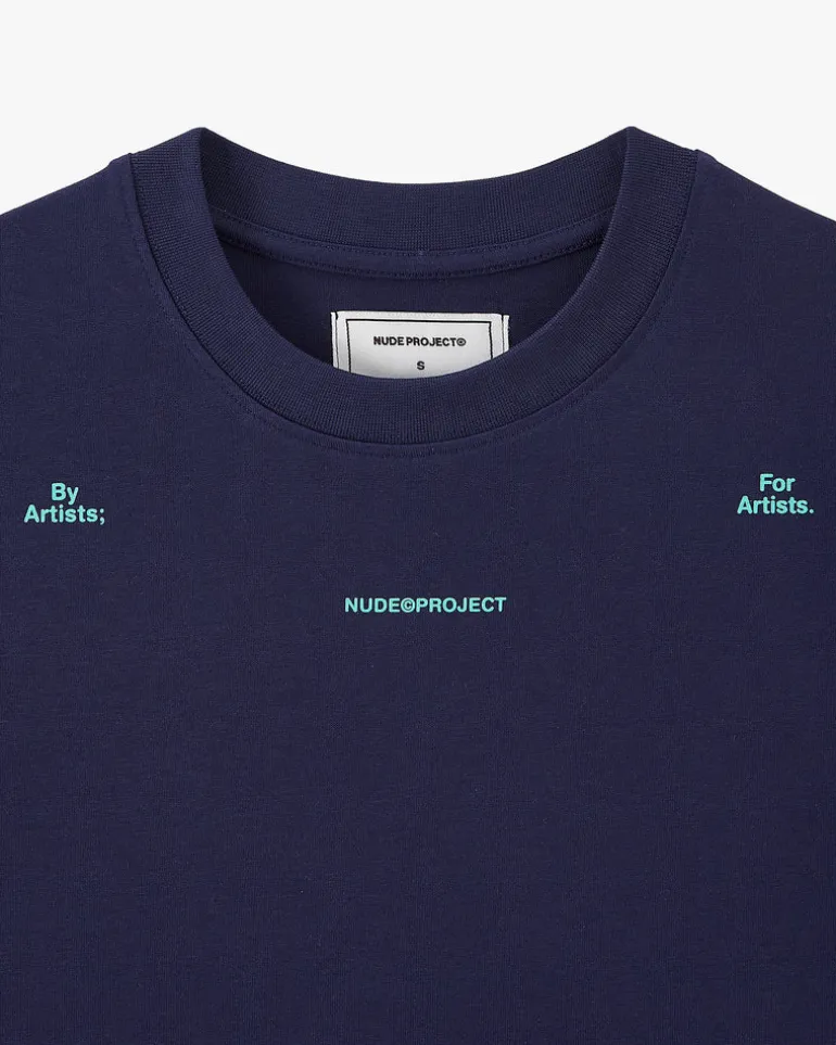 Camiseta Fine Art Azul Marino
