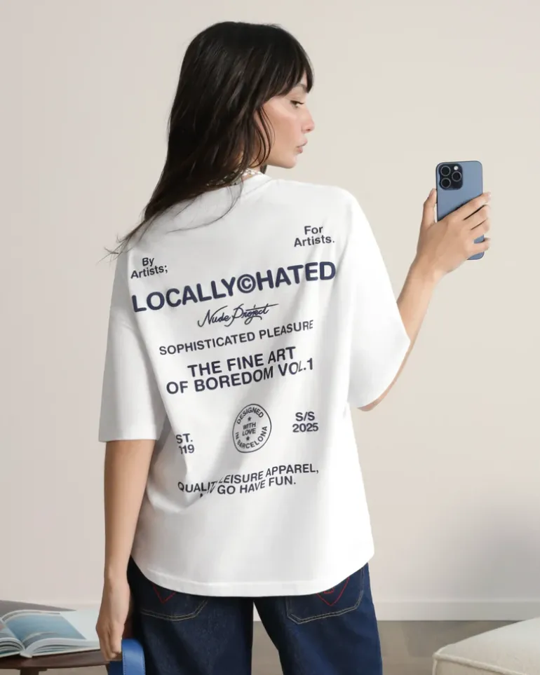 Camiseta Fine Art Blanca
