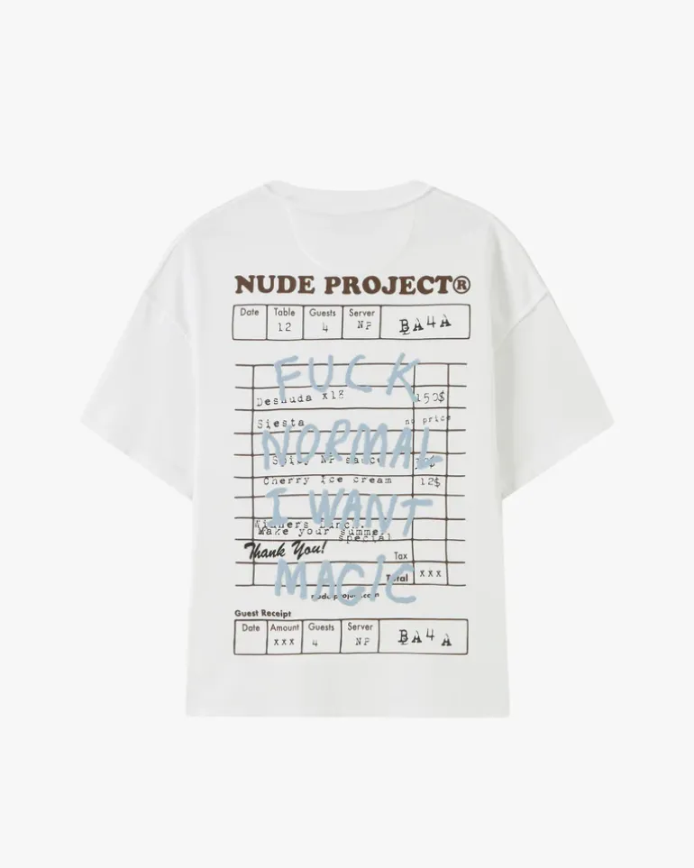 Camiseta Fuck Normal Blanca