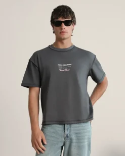 Camiseta Fuck Normal Gris Oscuro