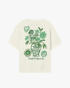 Camiseta Jarrón Blanco Crema