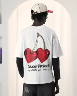 Camiseta Juicy Cherry Blanca