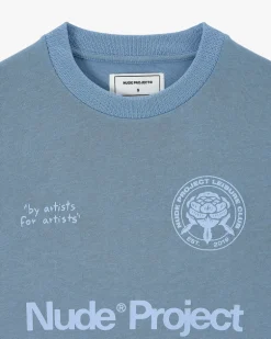 Camiseta Manga Larga Patty Waffle Azul