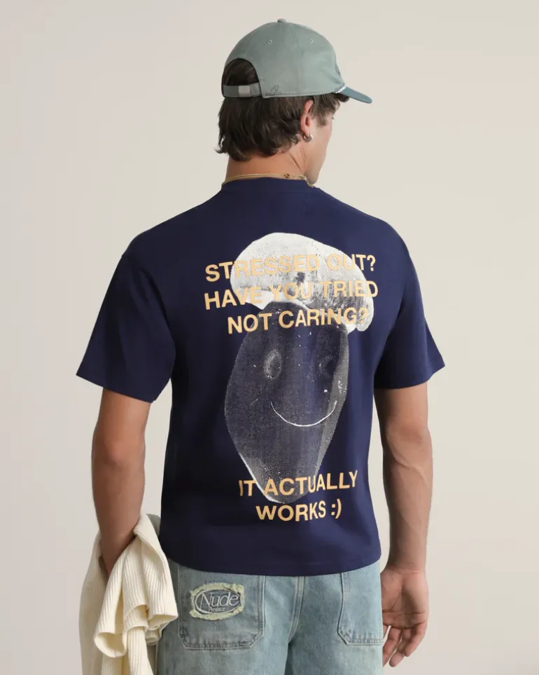 Camiseta Mushroom Azul Marino