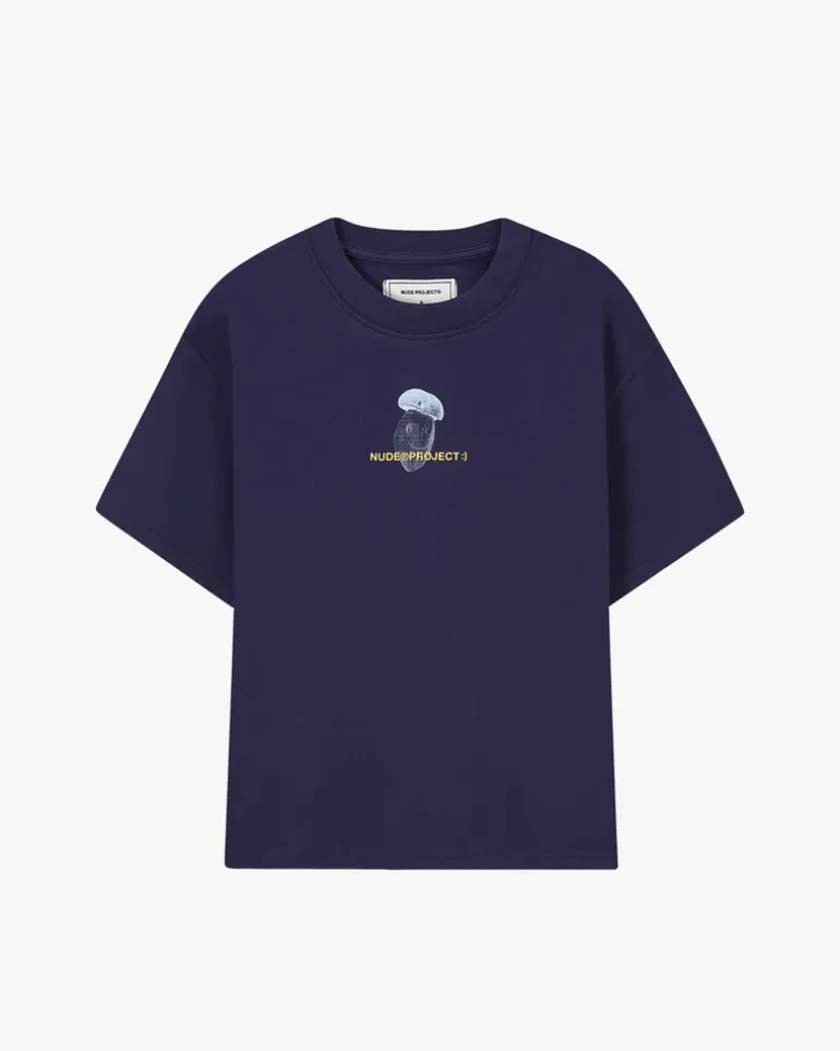 Camiseta Mushroom Azul Marino