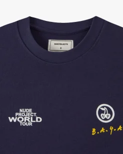 Camiseta Nude Tour Azul Marino