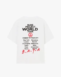 Camiseta Nude Tour Blanca
