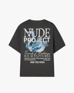 Camiseta Sculpture Gris Oscuro