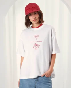 Camiseta Swan Garden Blanca