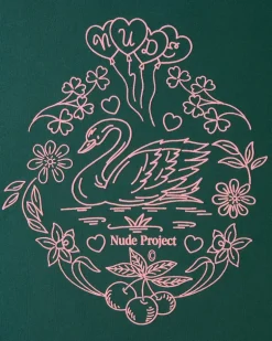 Camiseta Swan Garden Verde
