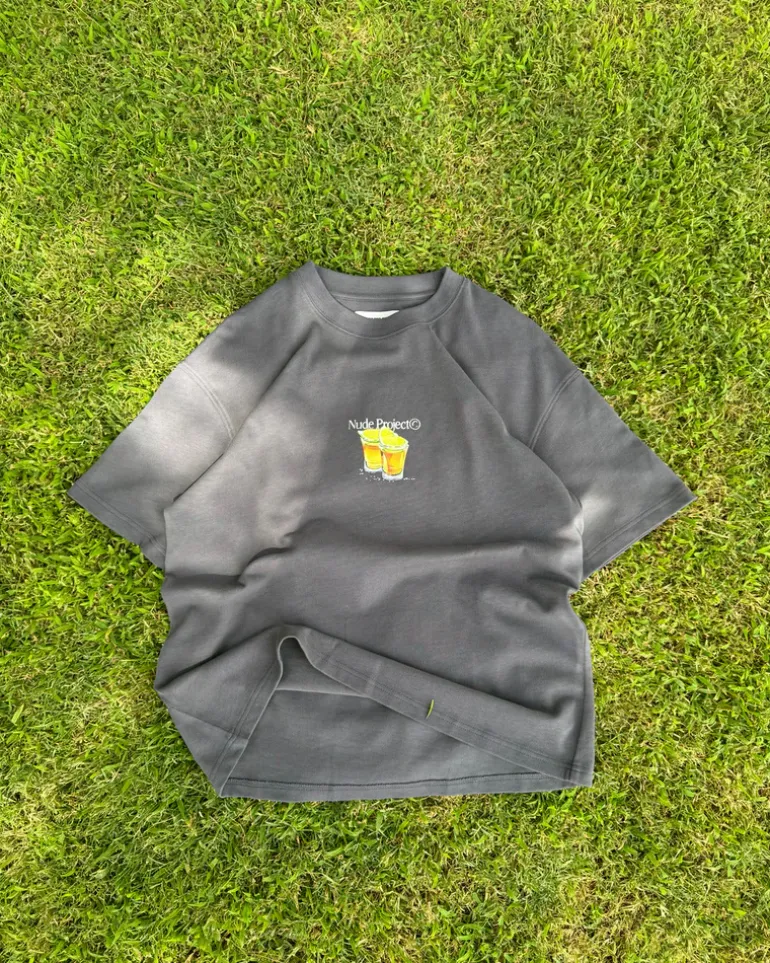 Camiseta Tequila Gris Oscuro