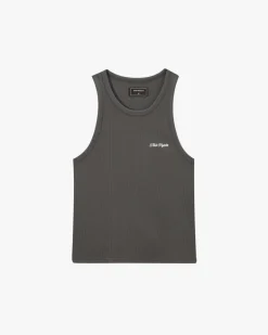 Camiseta Tirantes Ss24 Beige/Gris Oscuro