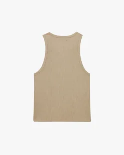 Camiseta Tirantes Ss24 Beige/Gris Oscuro