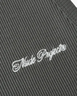 Camiseta Tirantes Ss24 Beige/Gris Oscuro