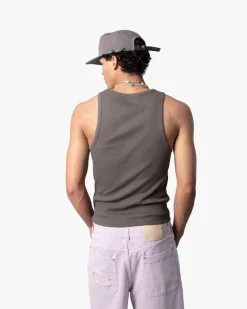 Camiseta Tirantes Ss24 Beige/Gris Oscuro
