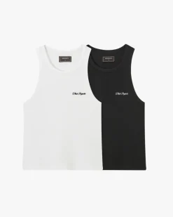 Camiseta Tirantes Ss24 Blanco/Negro