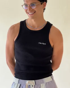Camiseta Tirantes Ss24 Blanco/Negro